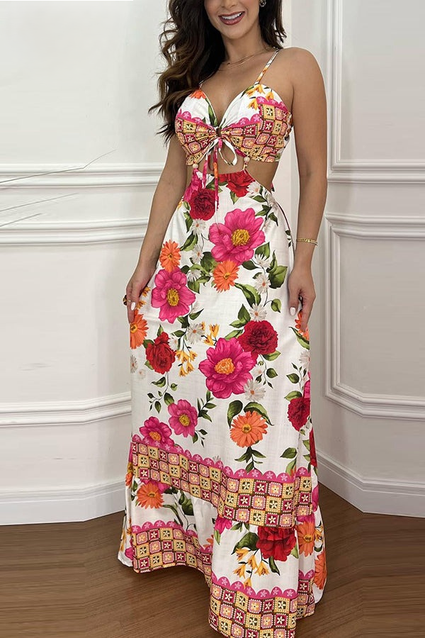 Divina™ | Vestido Maxi Tropical