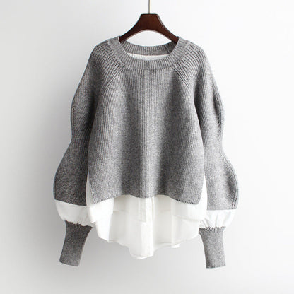 Monica™ | Oversized Sweater Blouse