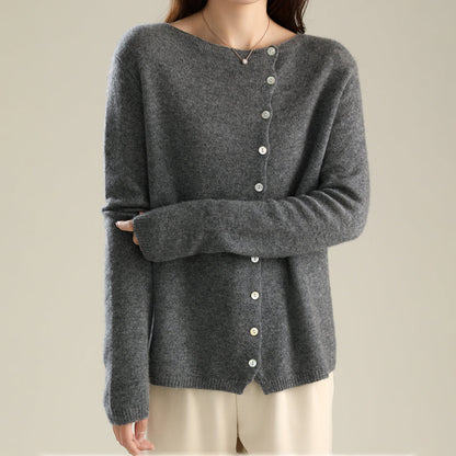 Knitted Blouse with Buttons